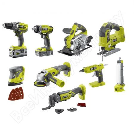 Фото Набор инструмента Ryobi ONE+ R18CK9-252S 5133003576