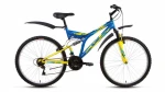 фото Велосипед ALTAIR MTB FS 26 синий/желтый 18*/26*