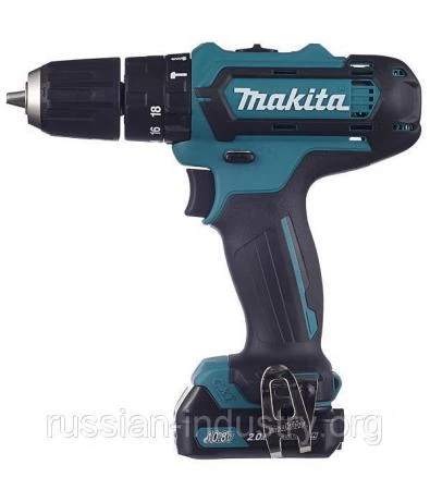 Фото Дрель-шуруповёрт аккумуляторная ударная Makita HP331DWAE 10.8 В 2.0 Ач 30 Нм Li-Ion