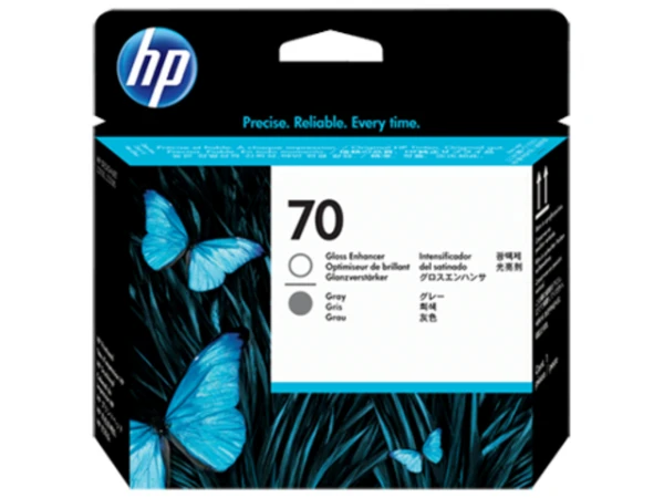 Фото Расходные материалы HP HP 70 Gloss Enhancer and Grey Printhead