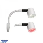 фото Batsystem Светильник штурманский светодиодный Batsystem Frilight Kurs 94447-130MS LED 12 - 14 В 130 мм серебристый корпус