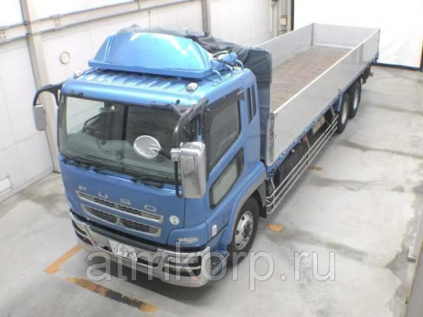 Фото Грузовик бортовой MITSUBISHI FUSO кузов FU50JZ гв 2008 борт 14,4 тн длина 9,41 м пробег 389 т.км