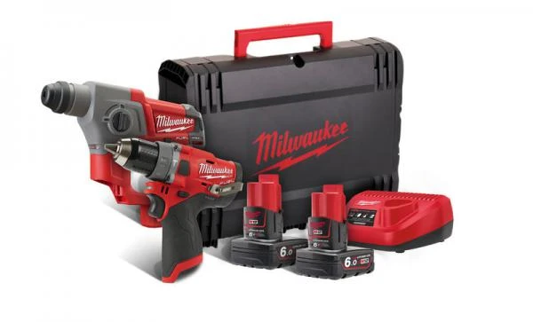 Фото Набор аккумуляторного инструмента MILWAUKEE M12 FPP2B-602X