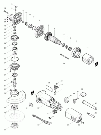 Фото Штифт MAKITA 9555NB мет.фиксатора шпинделя