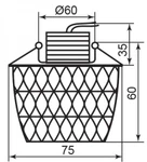 фото Светильник потолочный 10W 220V/50Hz 600Lm 3000K прозрачный прозрачный JD68; 27820