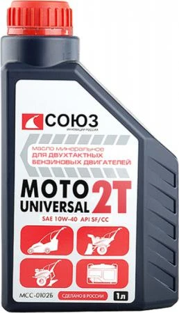 Фото Масло для двухтактных двигателей СОЮЗ UNIVERSAL MOTO 1 л