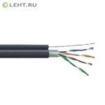 фото U/UTP 4х2х24AWG кат.5E LDPE (LC3-C5E04-159): Кабель симметричный (витая пара) с тросом 1,2 мм