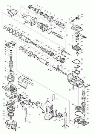 Фото Makita Кривошип для HR5210C/HR5211C/ перфоратор Makita HR5211C рис.( 89)