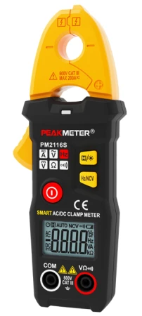 Фото Токовые клещи PeakMeter PM2116S Smart мини AC/DC