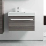 фото Berloni Bagno Set SX BS05TDX/SX Тумба с керамической раковиной на 75 см