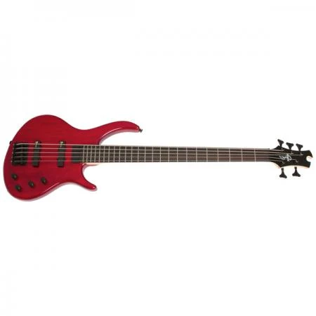 Фото Бас-гитара Epiphone Toby Deluxe V Bass Translucent Red