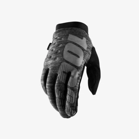 Фото Мотоперчатки 100% Brisker Glove Black/Grey M (10016-057-11)