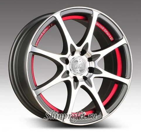 Фото Racing Wheels H-480 6.5x15/4x98 D58.6 ET38 DDN-IRD F/P