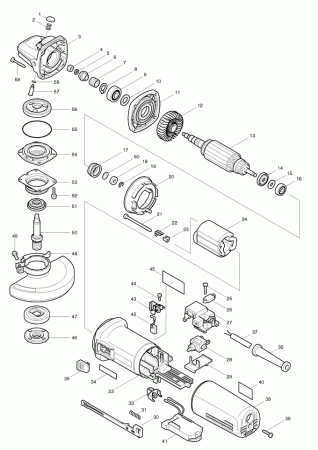 Фото Втулка Makita 9565СV пласт. изоляционная