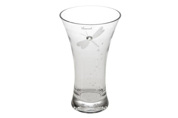 Фото Ваза для цветов Стрекоза 25,5 см. Deco Glass ( D04084_0250_0976AL )