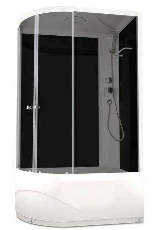 Фото Душевая кабина Domani Spa Delight 128R high 800x1200x2180 тонированное стекло