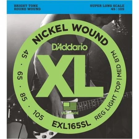 Фото Гитарные струны D'Addario EXL165SL (для бас-гитары)