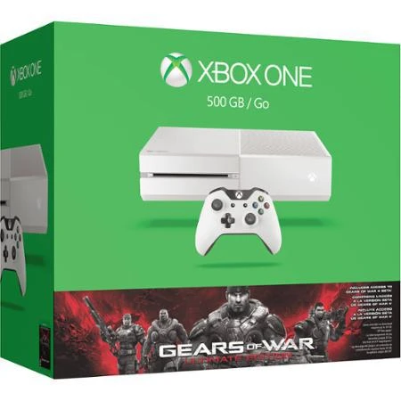 Фото Microsoft Игровая приставка Microsoft Xbox One 500Gb + Видеоигра Gears of War (Белый)