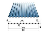 фото Профнастил С10-1100 (Для стен, фасада, кровли)