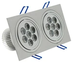 фото Светодиодный точечный светильник "Downlight" 105x206x67 16вт 4200K 1680лм IP40 УХЛ4 | DRG16-48-NW-55 НОВЫЙ СВЕТ