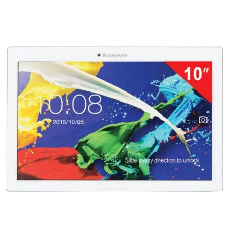 Фото Планшет LENOVO TAB2 A10-70, 10", 4G (LTE), Wi-Fi, 16 Гб, 2/5 Мп, microSD, белый, пластик