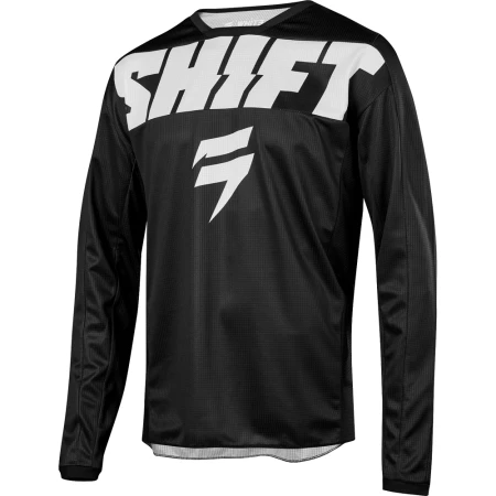 Фото Мотоджерси подростковая Shift White York Youth Jersey Black L (21710-001-L)