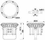 фото Прожектор светодиодный энергосберегающий P-18-WI-XX-XX SINGLE