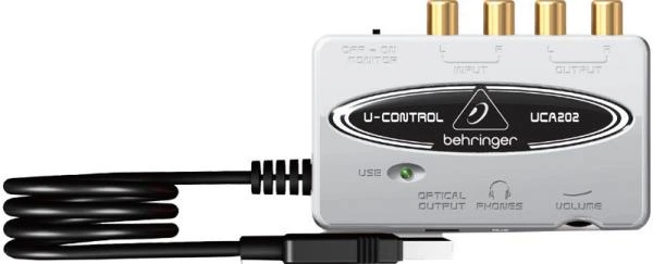 Фото Behringer UCA202 -USB-аудиоинтерфейс