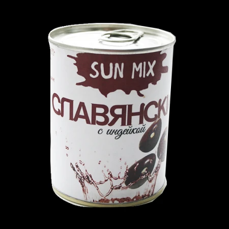 Фото Славянский суп с индейкой. Консервированные супы оптом "Sun Mix" (338 гр.)