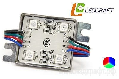 Фото Светодиодный модуль LC-5050-12RGB-4 Ledcraft