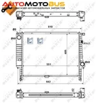 фото Радиатор охлаждения двигателя NRF 58117
