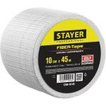 фото Серпянка самоклеящаяся FIBER-Tape, 10 см х 45м, STAYER Professional 1246-10-45