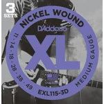 фото Гитарные струны D'Addario EXL115/3D (для электрогитары)