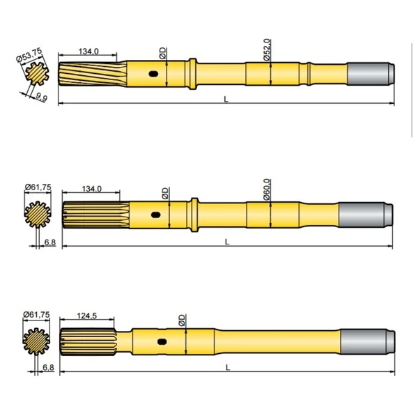 Фото Хвостовик аналог Atlas Copco COP 2160, 2160EX, 2540EX