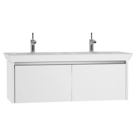 Фото VitrA Тумба с двойной раковиной Vitra T4-4455 130см с 2 выдвижными ящиками