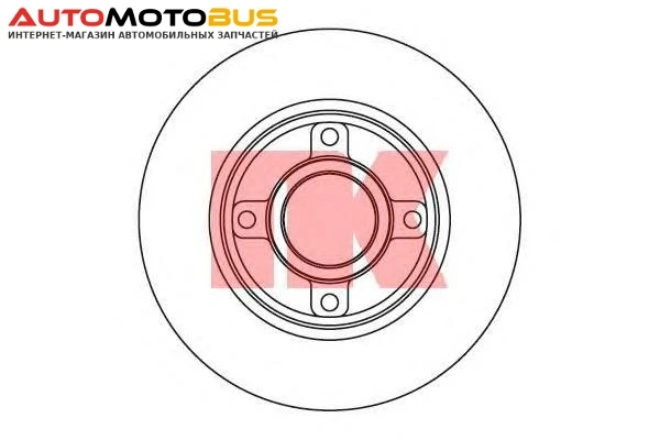 Фото Диск тормозной Nk 201939