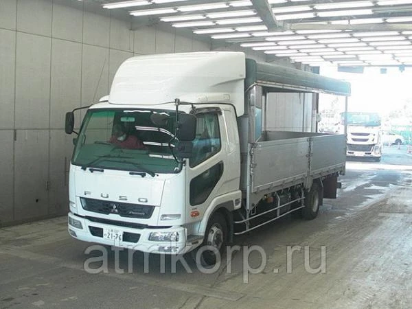 Фото Грузовик бортовой тентованный MITSUBISHI FUSO кузов FK61F гв 2012 груз 3,25 тн пробег 198 т.км