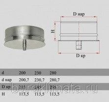 Фото Конденсатосборник Дымок CDHR d120 DADA