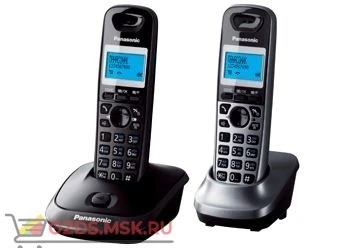 Фото Panasonic KX-TG2512RU2 — Беспроводной телефон DECT (радиотелефон) , цвет черныйсерый металлик