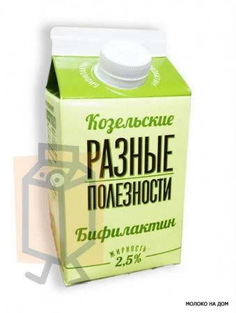 Фото Бифилактин "Разные полезности" 2,5% 450г пюр-пак (г. Козельск, Россия)