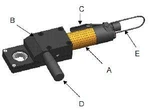 фото Пневматическая машинка для заточки электродов TECNA SRM XL