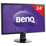 фото Монитор LED 24" (61 см) BENQ GL2460HM (9H.LA7LB.QBE), 1920x1080, TN, 16:9, DVI, HDMI, 250 cd, 5 ms, черный