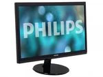 фото Монитор 24" Philips 246V5LHAB/00(01) gl.Black WLED