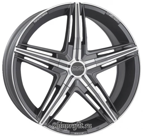 Фото OZ Racing David 8x18/5x114.3 ET45 Matt Graphite Diamond Cut Matt Graphite Diamond Cut