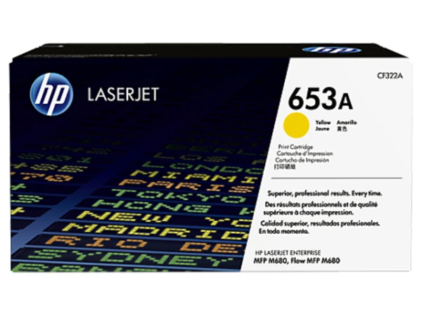 Фото Расходные материалы HP 653A Yellow Original LaserJet Toner Cartridge