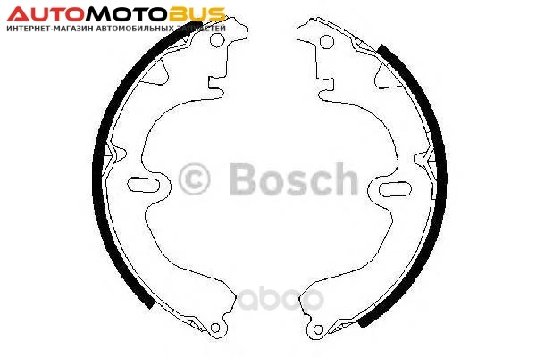 Фото Колодки барабанные Bosch 0986487203