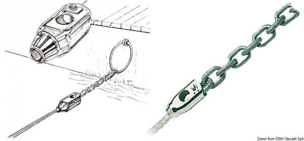 Фото Osculati Chain/line adapter 12/8 mm