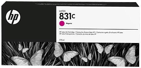 Фото HP 831C 775-ml Magenta Latex Ink Cartridge