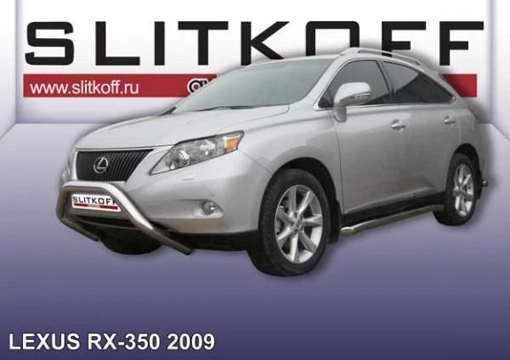 Фото Slitkoff Кенгурятник d76 низкий мини черный LEXUS RX-350 (2009)