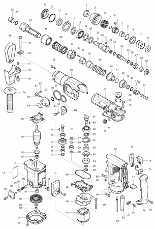 Фото Штифт MAKITA HR3000C п.60 мет. переключения режимов